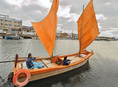 하단돛배 조선장